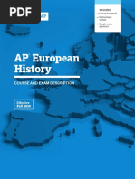 Ap European History Course and Exam Description