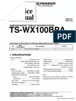 Hfe Pioneer Ts-Wx100bpa Service trt1119 en PDF