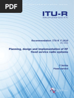 Planning, Design and Implementation of HF Fixed Service Radio Systems