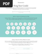 Tiffany Ring Size Guide