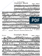 Crawley's March - Parts