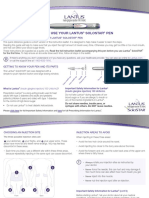 Lantus Solostar Pen Guide