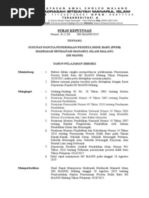 Get Contoh Sk Penerimaan Siswa Baru 2021 2022 2023 Pics