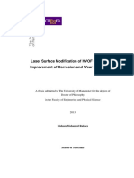 Laser Surface Modification of HVOF Coatings For Improvement of Corrosion and Wear Performance