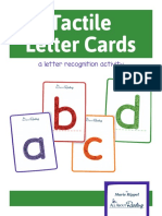 Tactile Letter Cards PDF
