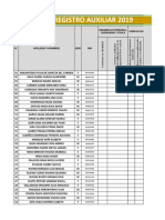 Registro Auxiliar 2019