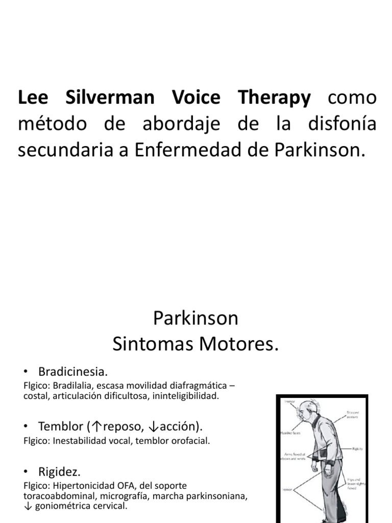 Terapia LSVT para Disfonía en Parkinson | PDF | Enfermedad de Parkinson ...