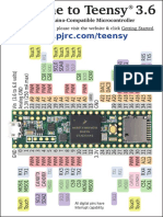 PinOut Acerca Teensy 3.6