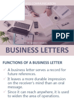Business Letter Fundamentals