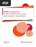 Secundaria Ateneo Didáctico #2 Ciclo Orientado Matemática Carpeta Participante