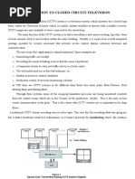 Introduction To Closed Circuit Television