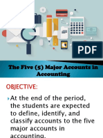 5 Major Accounts in Accounting