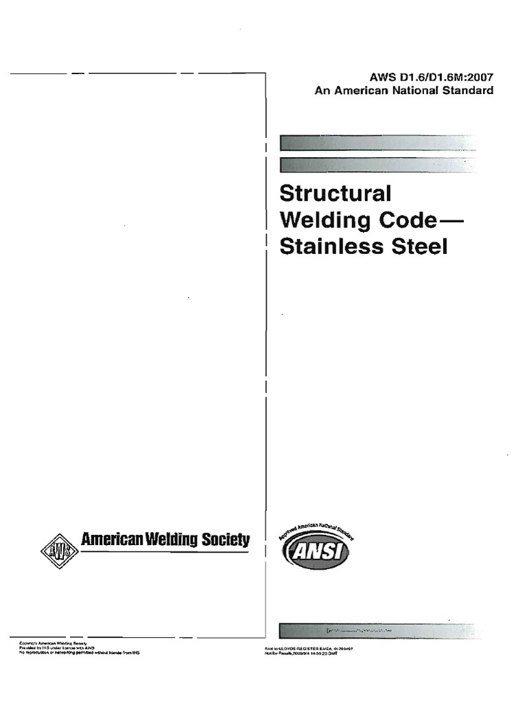 Aws D1.6 - 2007 PDF | PDF