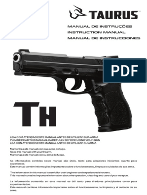 Manual Taurus g2, PDF, Munição