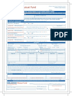 Reliance SIP AutoDebit Form