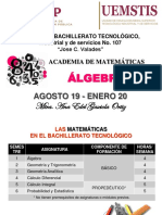 Algebra 2019 Encuadre