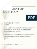 Statement of Cash Flow