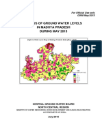 Status of Ground Water Level in Mdhya Pradesh State During May-2015