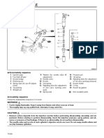 Injection Nozzle: Disassembly Sequence