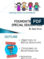 Foundations of Special Education: Learning Knows No Boundaries