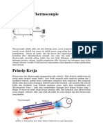 Pengertian Thermocouple