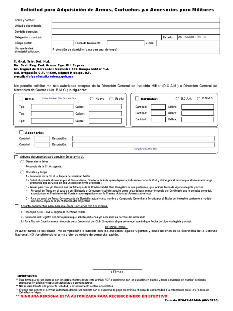 Compra DCAM (Mil) | PDF | Escopeta | Pistola