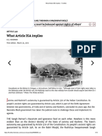 What Article 35A Implies - Frontline
