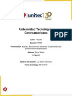 Tarea 9.1 - Reconocer Los Elementos Fundamentales Del Profesionalismo Emprendedor PDF