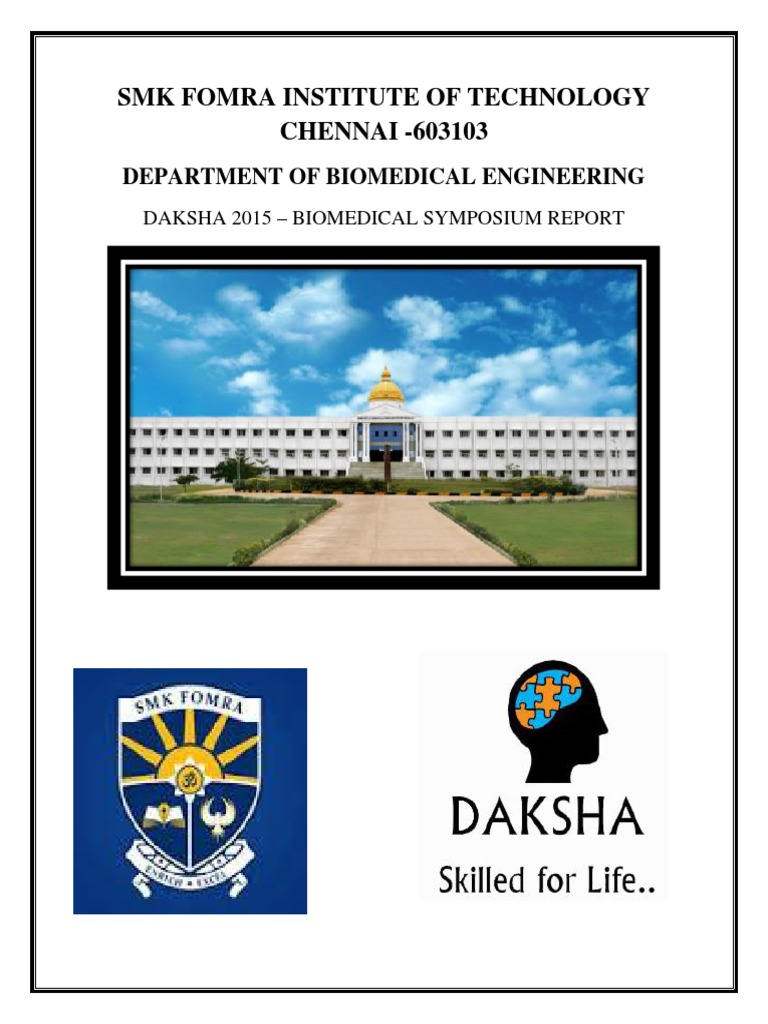 Daksha 2015: Biomedical Symposium Report | PDF | Biomedical Engineering