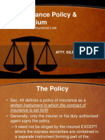 Insurance Policy & Premium