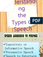 Types of Speech