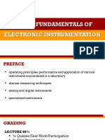 Ece 151 Fundamentals of Electronic Instrumentation