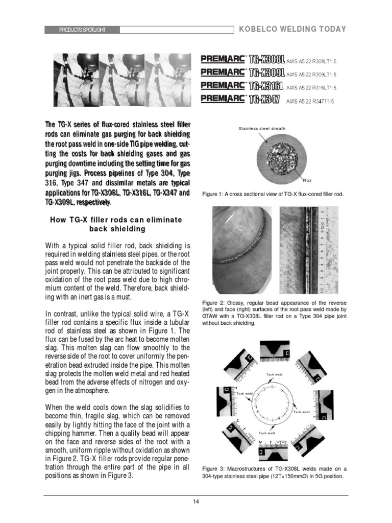 How TG-X Filler Rods Can Eliminate Back Shielding: Kobelco Welding ...