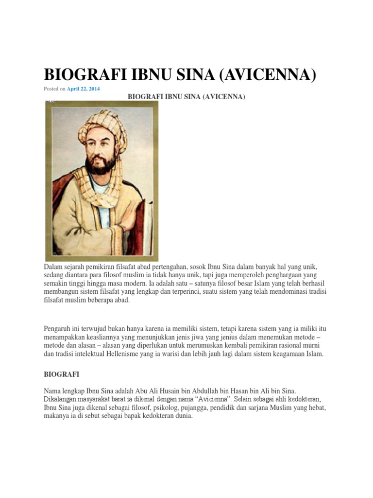 Biografi Ibnu Sina Docx