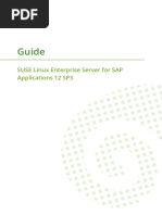 Guide: SUSE Linux Enterprise Server For SAP Applications 12 SP3