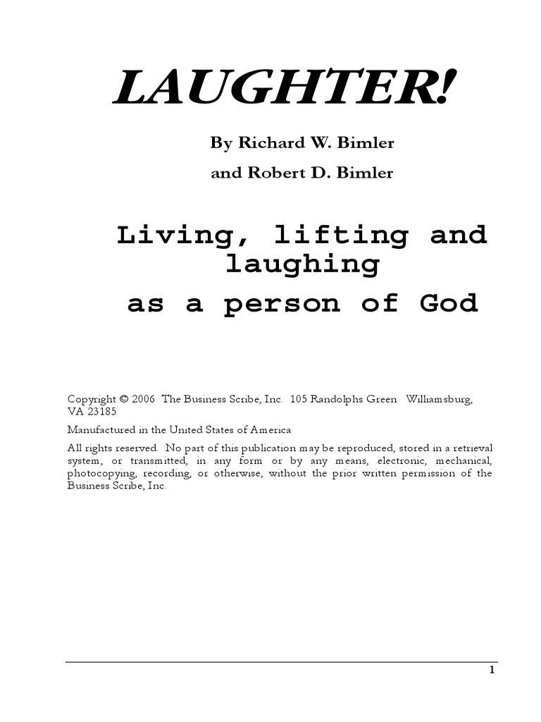 Laughter | PDF | Laughter | Resurrection Of Jesus