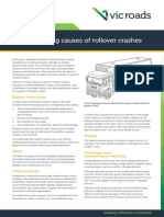 Understanding Causes of Rollover Crashes: Information Bulletin