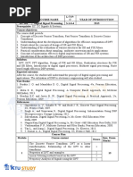 Digital Signal Processing S5 Syllabus