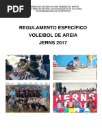 Regulamento vôlei de praia