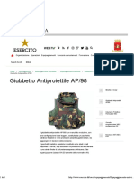 Giubbetto Antiproiettile AP98 - Esercito Italiano