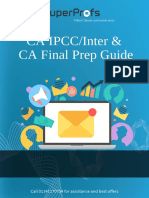 CA IPCC/Inter & CA Final Prep Guide: Call 01141170754 For Assistance and Best o Ers
