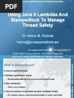 2017 JAX Finance in London, UK - _Using Java 8 Lambdas and StampedLock to Manage Thread Safety_ by Heinz Kabutz