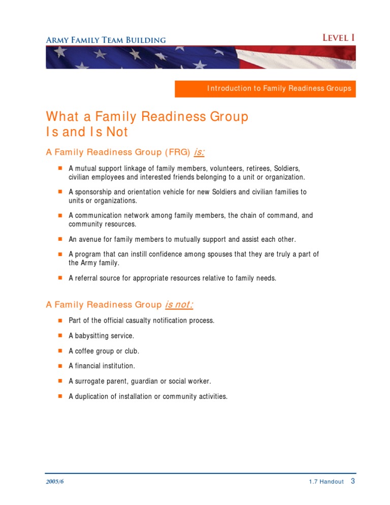 Intro To FRGs Handout 3 | PDF | Social Science | Wellness