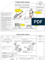 Safe handling manual for transportation equipment