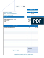 IC Billing Invoice Template 8563