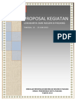 Proposal Kegiatan Iht 2013