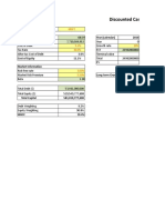 Discounted Cash Flow Valuation Model