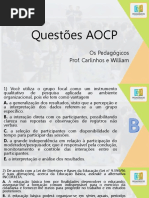 Questões AOCP