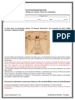 Modelo avaliaçao historia