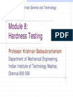 Module 8 Hardness Testing